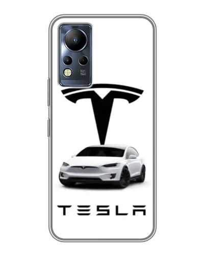 Чехол для Infinix Note 11 с картинкой «Tesla White Style» Чехол для Infinix Note 11 с картинкой «Tesla White Style»