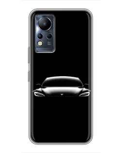 Чехол для Infinix Note 11 с картинкой «Фары Tesla Night» Чехол для Infinix Note 11 с картинкой «Фары Tesla Night»
