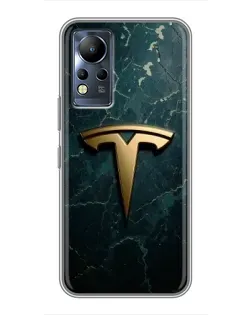 Чехол для Infinix Note 11 с картинкой «Мраморная Tesla Gold» Чехол для Infinix Note 11 с картинкой «Мраморная Tesla Gold»