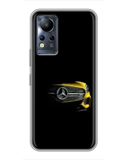 Чехол для Infinix Note 11 с картинкой «Mercedes — ретро стиль»