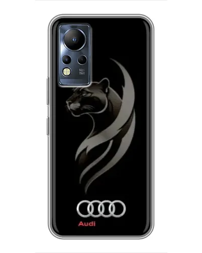 Чехол для Infinix Note 11 с картинкой «Графика — пантера и Audi» Чехол для Infinix Note 11 с картинкой «Графика — пантера и Audi»
