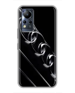 Чехол для Infinix Note 11 с картинкой «Audi — абстрактные кольца»