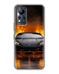 Чохол для Infinix Note 11 з картинкою «Lamborghini у вогні» Чохол для Infinix Note 11 з картинкою «Lamborghini у вогні»