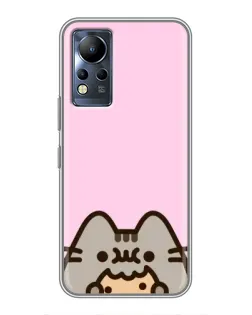 Чохол для Infinix Note 11 з картинкою «Pusheen та печиво» Чохол для Infinix Note 11 з картинкою «Pusheen та печиво»
