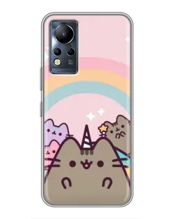 Чехол для Infinix Note 11 с картинкой «Единорог Pusheen»