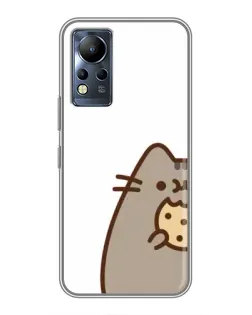 Чохол для Infinix Note 11 з картинкою «Пушин з печивом»