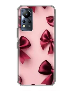 Чохол для Infinix Note 11 з картинкою «Бордовий атлас»