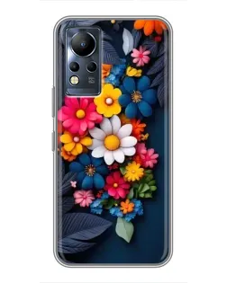 Чохол для Infinix Note 11 з картинкою «Квіткова феєрія»