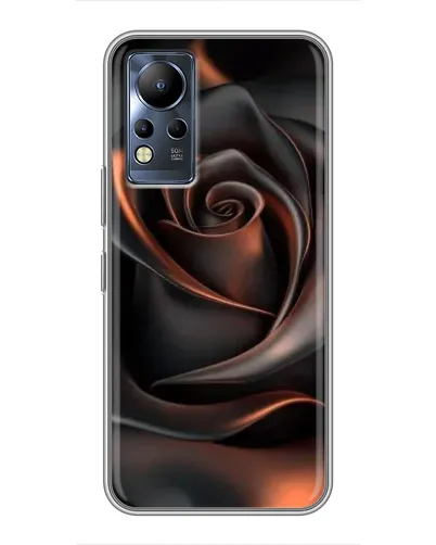 Чехол для Infinix Note 11 с картинкой «Шелковая черная роза» Чехол для Infinix Note 11 с картинкой «Шелковая черная роза»