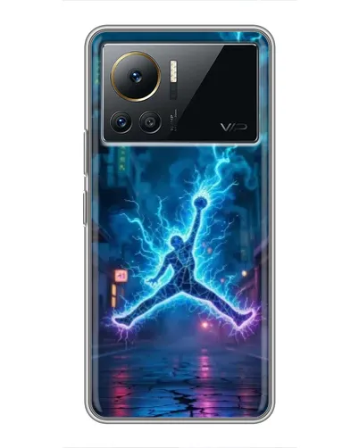 Чехол для Infinix Note 12 2023 с картинкой «Jordan Gold Jumpman»