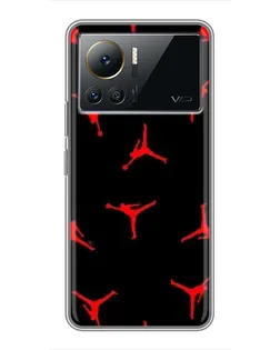Чехол для Infinix Note 12 2023 с картинкой «Jordan Red Pattern» Чехол для Infinix Note 12 2023 с картинкой «Jordan Red Pattern»