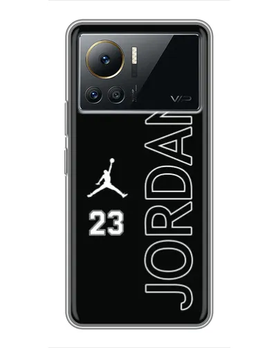 Чехол для Infinix Note 12 2023 с картинкой «Jordan Vertical»