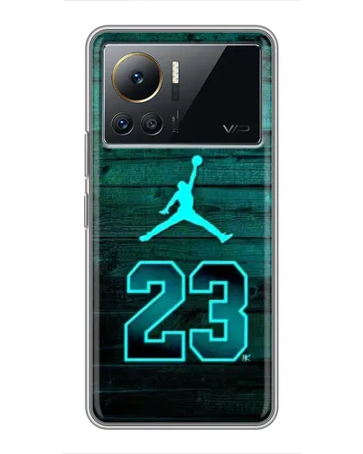 Чехол для Infinix Note 12 2023 с картинкой «Jordan Cyan 23»