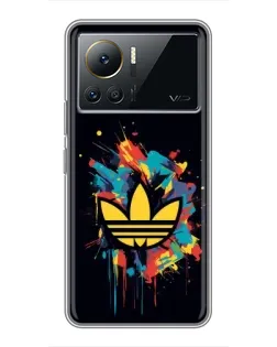 Чехол для Infinix Note 12 2023 с картинкой «Adidas Splash»
