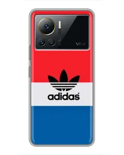 Чехол для Infinix Note 12 2023 с картинкой «Ретро блоки Adidas»