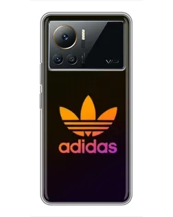 Чехол для Infinix Note 12 2023 с картинкой «Градиент Adidas»