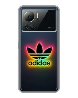 Чехол для Infinix Note 12 2023 с картинкой «Неоновый Adidas»
