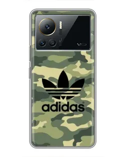Чехол для Infinix Note 12 2023 с картинкой «Милитари стиль Adidas»