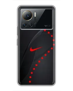 Чехол для Infinix Note 12 2023 с картинкой «Абстрактный дизайн Nike»