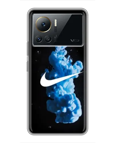 Чехол для Infinix Note 12 2023 с картинкой «Nike и синий дым» Чехол для Infinix Note 12 2023 с картинкой «Nike и синий дым»