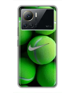 Чехол для Infinix Note 12 2023 с картинкой «Теннисные мячи Найк»