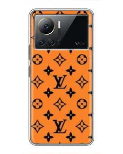 Чехол для Infinix Note 12 2023 с картинкой «Оранжевый стиль LV»