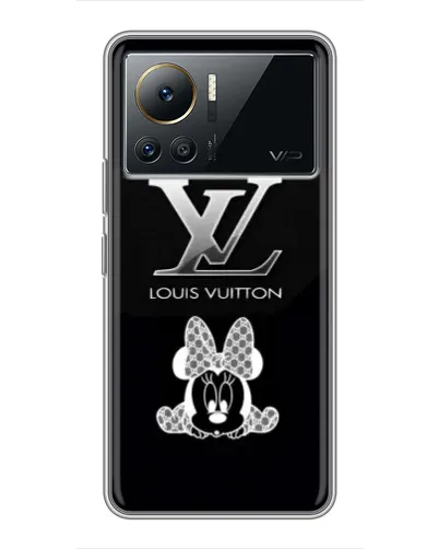Чехол для Infinix Note 12 2023 с картинкой «LV и Минни Маус»