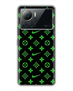 Чехол для Infinix Note 12 2023 с картинкой «Неоновый принт LV»