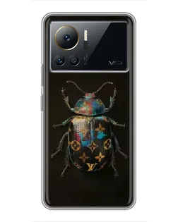 Чехол для Infinix Note 12 2023 с картинкой «LV — мраморный принт»