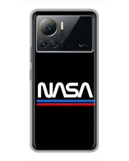Чехол для Infinix Note 12 2023 с картинкой «NASA — классика Red Blue» Чехол для Infinix Note 12 2023 с картинкой «NASA — классика Red Blue»