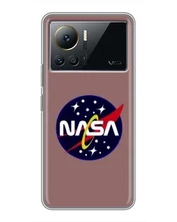 Чехол для Infinix Note 12 2023 с картинкой «NASA — ретро космос»