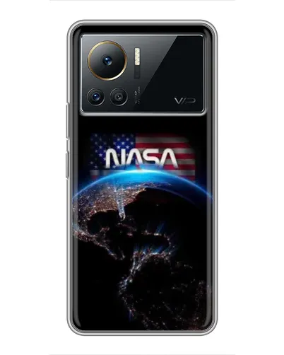 Чехол для Infinix Note 12 2023 с картинкой «Земля из космоса NASA»