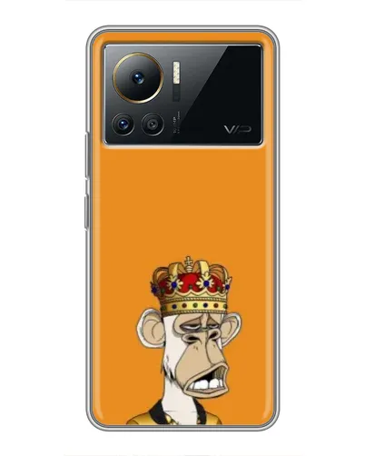 Чехол для Infinix Note 12 2023 с картинкой «Золотая обезьяна Bored Ape»
