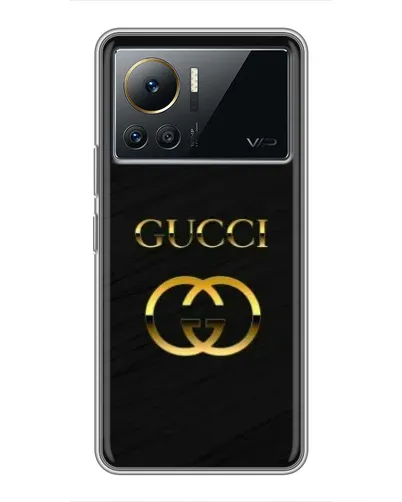 Чехол для Infinix Note 12 2023 с картинкой «Золотой логотип Gucci» Чехол для Infinix Note 12 2023 с картинкой «Золотой логотип Gucci»
