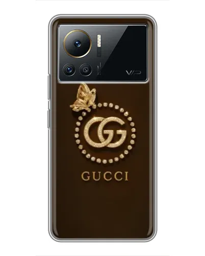 Чехол для Infinix Note 12 2023 с картинкой «Gucci — золотая бабочка» Чехол для Infinix Note 12 2023 с картинкой «Gucci — золотая бабочка»