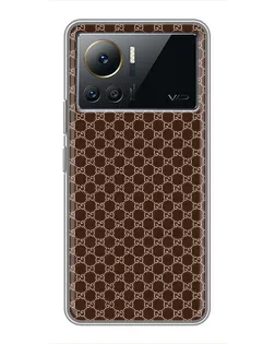 Чехол для Infinix Note 12 2023 с картинкой «Gucci — шоколадная сетка»