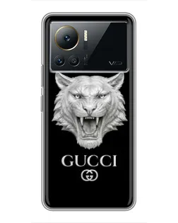 Чехол для Infinix Note 12 2023 с картинкой «Gucci — серебряный лев»
