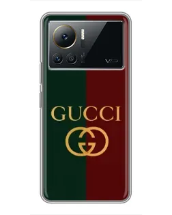 Чехол для Infinix Note 12 2023 с картинкой «Gucci — темно-зеленый градиент»