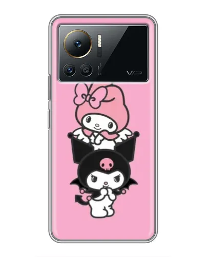 Чехол для Infinix Note 12 2023 с картинкой «My Melody и Kuromi» Чехол для Infinix Note 12 2023 с картинкой «My Melody и Kuromi»