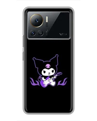 Чехол для Infinix Note 12 2023 с картинкой «Электрическая Kuromi» Чехол для Infinix Note 12 2023 с картинкой «Электрическая Kuromi»