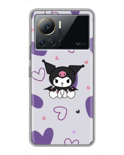 Чехол для Infinix Note 12 2023 с картинкой «Kuromi и лавандовые сердца» Чехол для Infinix Note 12 2023 с картинкой «Kuromi и лавандовые сердца»