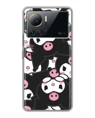 Чехол для Infinix Note 12 2023 с картинкой «Паттерн голов Куроми» Чехол для Infinix Note 12 2023 с картинкой «Паттерн голов Куроми»