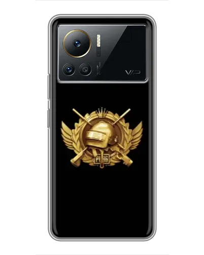 Чехол для Infinix Note 12 2023 с картинкой «PUBG — оранжевый градиент»