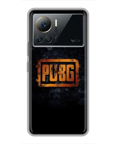 Чехол для Infinix Note 12 2023 с картинкой «PUBG — золотой логотип»