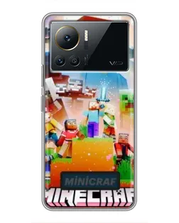 Чехол для Infinix Note 12 2023 с картинкой «Minecraft герои игры» Чехол для Infinix Note 12 2023 с картинкой «Minecraft герои игры»
