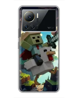 Чехол для Infinix Note 12 2023 с картинкой «Стив и гусь» Чехол для Infinix Note 12 2023 с картинкой «Стив и гусь»