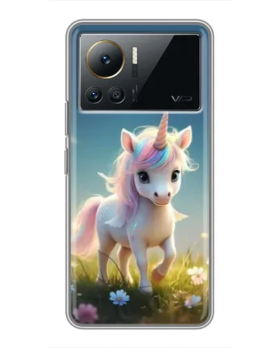 Чехол для Infinix Note 12 2023 с картинкой «Единорог на поляне» Чехол для Infinix Note 12 2023 с картинкой «Единорог на поляне»