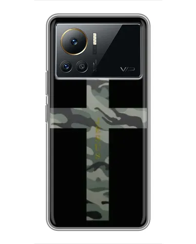 Чехол для Infinix Note 12 2023 с картинкой «Милитари Крест»