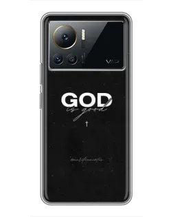 Чехол для Infinix Note 12 2023 с картинкой «GOD — Бог над всем»