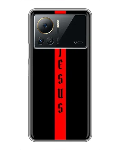 Чехол для Infinix Note 12 2023 с картинкой «Красная линия веры»